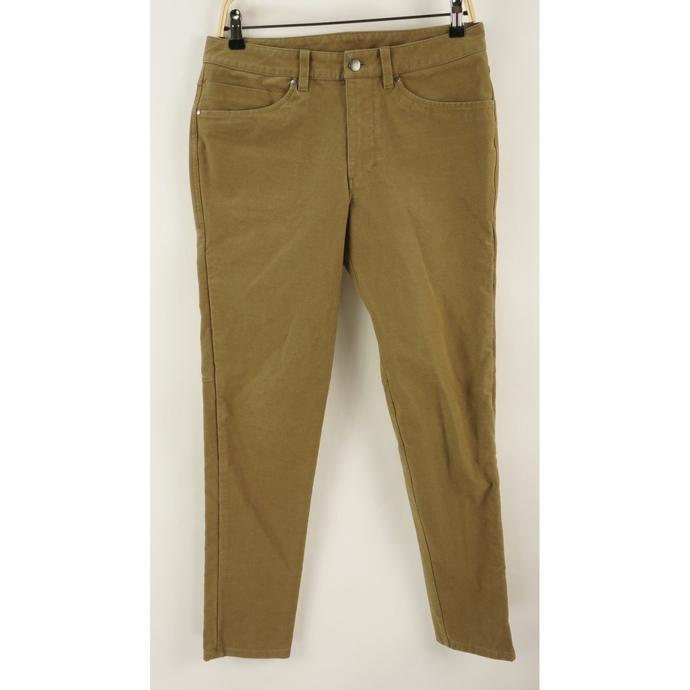 Lululemon Abc Classic Five Pocket Pants Men's 30 X 30 Tan Brown Stretch Jeans